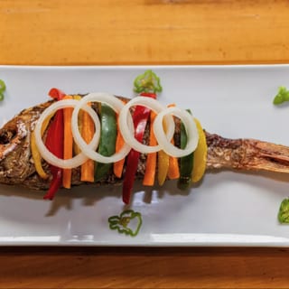 Fried Fish Red Snapper & Festival